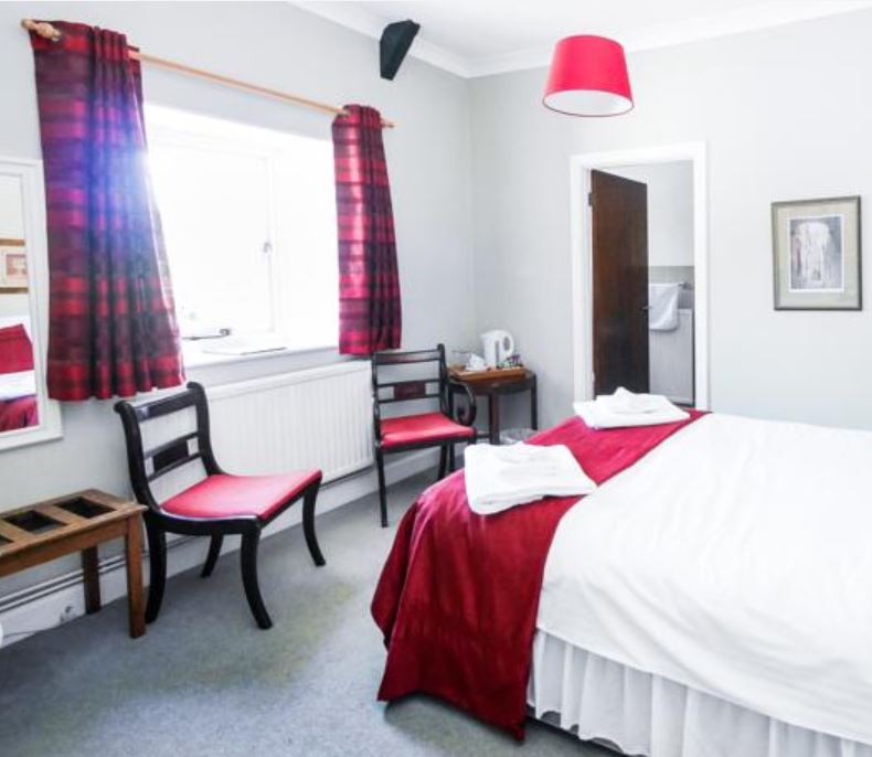Double room at hotel near Ross on Wye