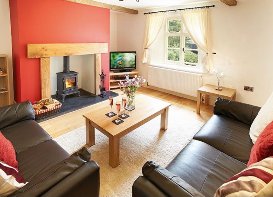 Sitting room at Wye Valley self catering